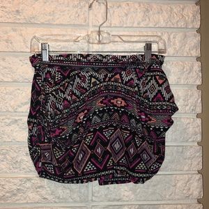 Tribal print shorts